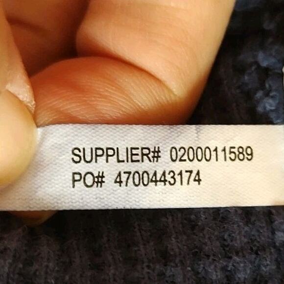 Men's Polo Ralph Lauren Waffle Knit Hoodie Pullover Navy Blue - XL - Picture 6 of 6